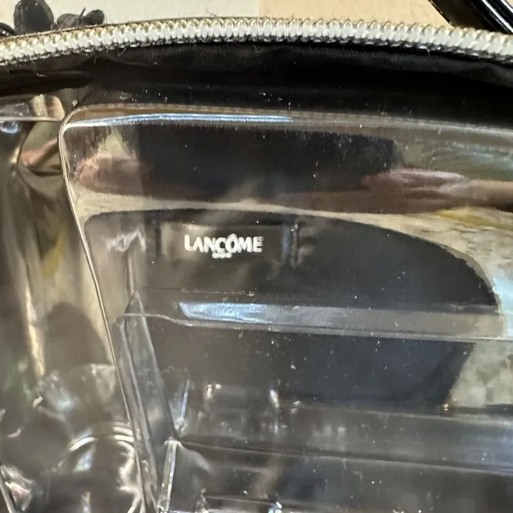 Lancôme Black Train Case Cosmetic Bag